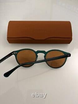 Oliver Peoples Gregory Peck Sun Limited Edition in Dark Teal/ Cognac MSRP$487