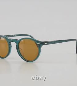 Oliver Peoples Gregory Peck Sun Limited Edition in Dark Teal/ Cognac MSRP$487