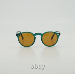 Oliver Peoples Gregory Peck Sun Limited Edition in Dark Teal/ Cognac MSRP$487