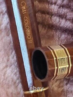 Omas Cristoforo Colombo II Limited Edition Le Briarwood Fountain Pen 18k Nib F