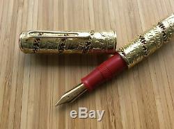 Omas Solid Gold Jerusalem 3000 Limited Edition Fountain Pen New In Box 354/500