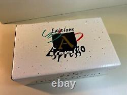 Open Box Edizione Ancap Espresso Italy Limited Edition Set of 2 Cups & Saucers