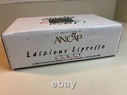 Open Box Edizione Ancap Espresso Italy Limited Edition Set of 2 Cups & Saucers