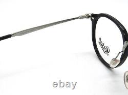 PERSOL Calligrapher Edition PO 3168-V 95 Black/Silver 50mm Authentic Eyeglasses