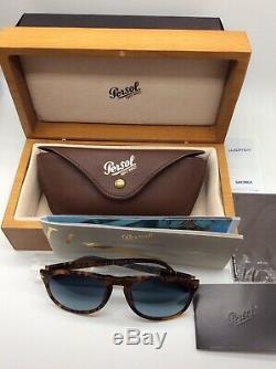 PERSOL PO 9649SG SUNGLASSES SOLID GOLD 18kt 100TH ANNIVERSARY LIMITED EDITION