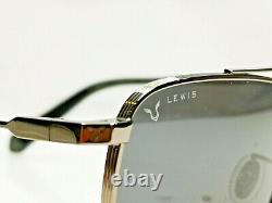 POLICE x Lewis Hamilton F1 Edition Mens Sunglasses Silver Pilot SPL B28 COL 0568