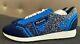 Prada Men's Sneakers Calzature Uomo Navy-azzurro Knit New With Box 2eg272 Us 9.5