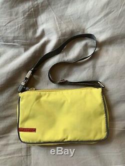 PRADA Nylon Yellow Cedro Shoulder Handbag Bag Like Re Edition NEW WITH TAGS