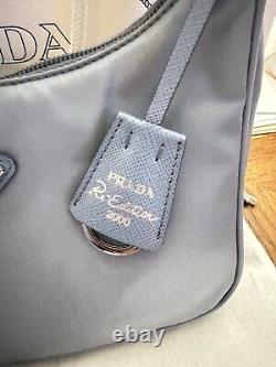 PRADA Re-Edition 2000 Nylon Blue Shoulder Bag