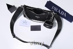 PRADA Re-Edition 2005 Nylon Bag Black Color For Women