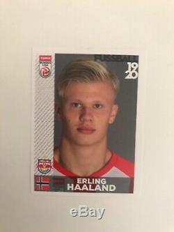 Panini Erling Haaland Bundesliga 2019/20 rookie sticker white edition