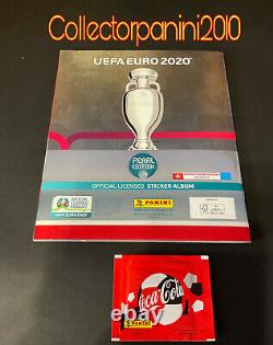 Panini Euro 2020 Empty Album Versione Coca Cola Pearl Swiss Edition +packet