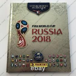 Panini FIFA World Cup RUSSIA 2018 Gold Edition EMPTY HARDCOVER ALBUM