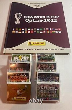 Panini WC Qatar 2022 Complete Set (Album HARDCOVER + 670 Stickers) USA Version