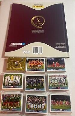 Panini WC Qatar 2022 Complete Set (Album HARDCOVER + 670 Stickers) USA Version