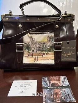 Patricia Nash Discovery LTD Ed Collina Westminster Abbey Satchel Tobacco NWT