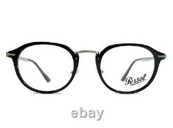 Persol Eyeglasses Frames Calligrapher Edition 3168-V 95 Black Silver 50-22-145