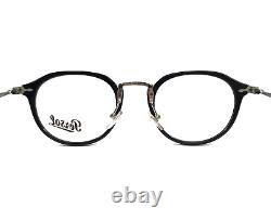 Persol Eyeglasses Frames Calligrapher Edition 3168-V 95 Black Silver 50-22-145