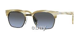 Persol Tailoring Edition PO 3199S 111596 Striped Ivory / Grey Sunglasses AUTH