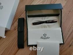 Pineider Honeycomb Black Prince Gold Rose Fountain Pen Limited Edition