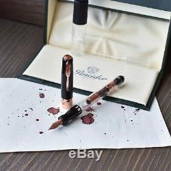 Pineider Mystery Filler Black & Rose Gold Limited Edition Fountain Pen