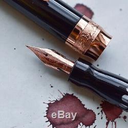 Pineider Mystery Filler Black & Rose Gold Limited Edition Fountain Pen