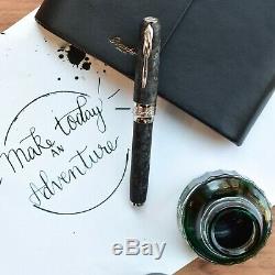 Pineider Mystery Filler Forged Carbon Fiber Limited Edition Fountain Pen