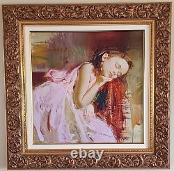 Pino (2008) Birthday Girl Hand Embellished Limited Edition Giclee on Canvas