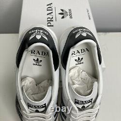 Prada Adidas Superstar White Black Sneaker Mens 8 Womens 9.5 UK 7.5
