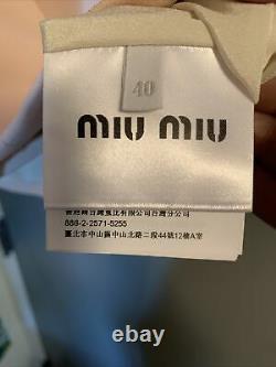 Prada Miu Miu Designer Top Women's Size 4 NWT Never Worn Original Receipt