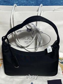 Prada Re-Edition 2000 Tessuto Mini Bag RFID 100% Authentic shipping today free
