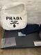 Prada Re-edition 2000 Terry Mini-bag White/black