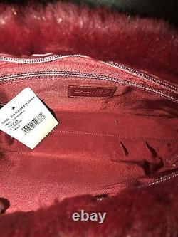 RARE CHANEL Limited Edition Rabbit Fur Leather Classic Chain Shoulder Bag Purse