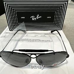 RAY BAN Limited Edition? SHOOTER RELOADED Black Polarized RB3138 002/48 58 09 13