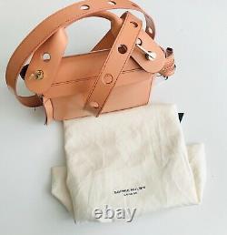 RRP£795 New Sophie Hulme Bolt Bag, Leather, Limited Edition, Blush, Rare Find