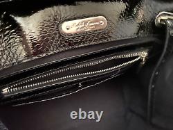 Ralph Lauren Collection Black Beaded Genuine Snakeskin Ricky Handbag