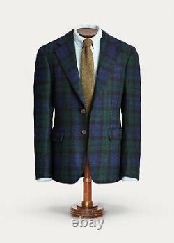 Ralph Lauren RRL Limited Edition Plaid Harris Tweed Sportcoat Jacket New $1600