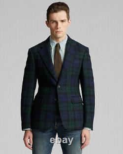 Ralph Lauren RRL Limited Edition Plaid Harris Tweed Sportcoat Jacket New $1600