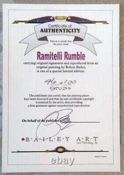Ramitelli Rumble Tuskegee Airmen print 332nd WWII Red Tails Movie Italy 1945