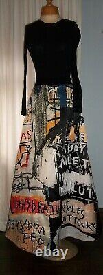 Rare Nwt, Alice & Olivia Basquiat Limited Edition, Meryl Skirt, 6