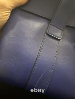 SALVATORE FERRAGAMO Calfskin Sookie Shoulder Bag Blue NEW