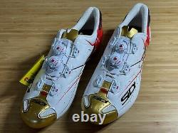 SIDI Shot Bahrain Pro Cycling Team Limited Edition Road Shoes 45.0 with Extras