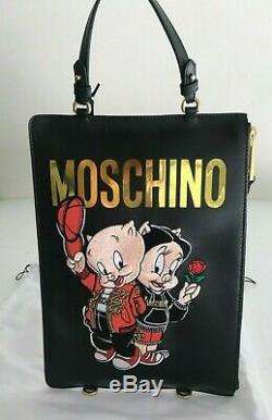 SPECIAL EDITION! Moschino Couture Jeremy Scott Porky Pig Petunia Pig Backpack