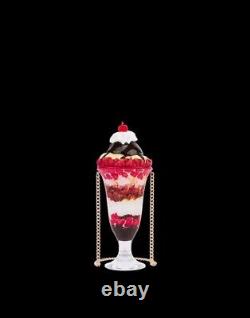 SS22 Moschino Couture Jeremy Scott Diner Red Ice Cream Sundae Bag