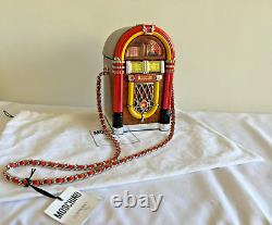 SS22 Moschino Couture Jeremy Scott Jukebox Diner Collection Brown Shoulder Bag