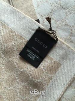 Sales limited edition New Gucci Wool Polina Scarf 23x180cm made in Italy