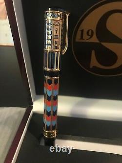 Santini Italia King Tut Limited Edition Fountain Pen. Edition 88. Gold Nib