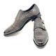 Santoni Limited Edition Blue Crocodile Leather Mens Shoes, Msrp $5900