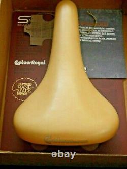 Selle Royal Contour Genuine Leather Saddle Seat Hand Made in Italy Edition New
