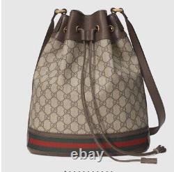 Stylish! NWT Gucci Ophidia GG Supreme Bucket Bag, Shoulder Bag, Medium 540457